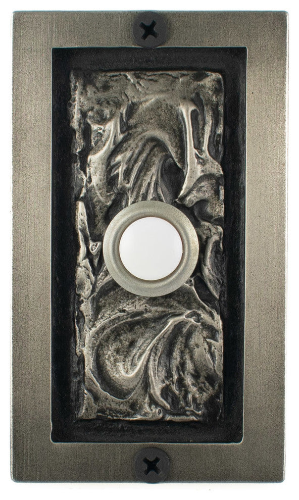 Pewter Doorbell Fringe Hawk Hill Hardware, Vintage Pewter