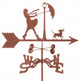 Windy Day Weathervane With Deck Mount