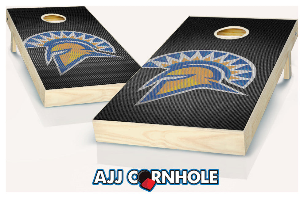 San Jose State Slanted Cornhole Set