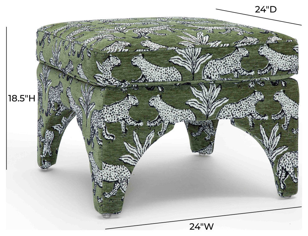Raji Ottoman, Olive Green
