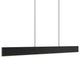 DALS Lighting 72" Slim Profile LED Linear Pendant, Black