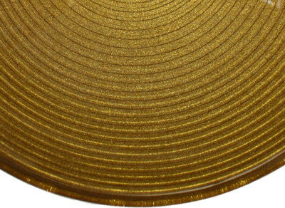 Above Counter Glass Vessel Basin - Golden