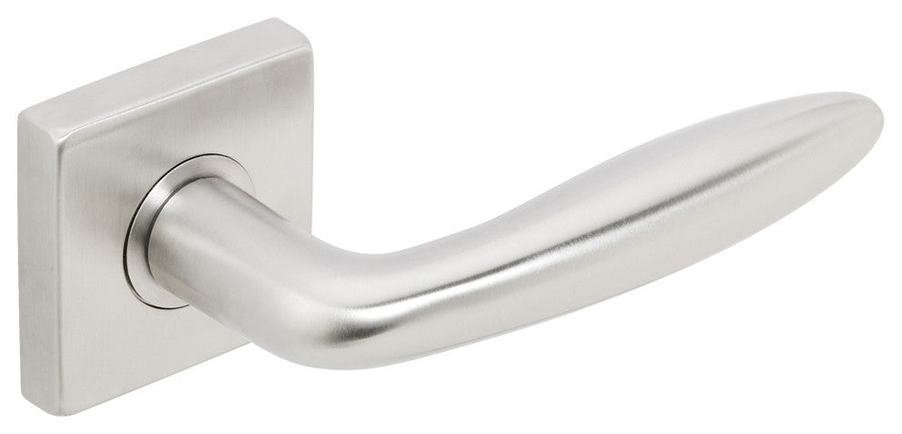 Summer Lever, Half Passage, Left Hand, Satin Stainless Steel, 2-3/4" Backset