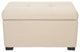 Safavieh Maiden Tufted Storage Bench, Small, Taupe Linen