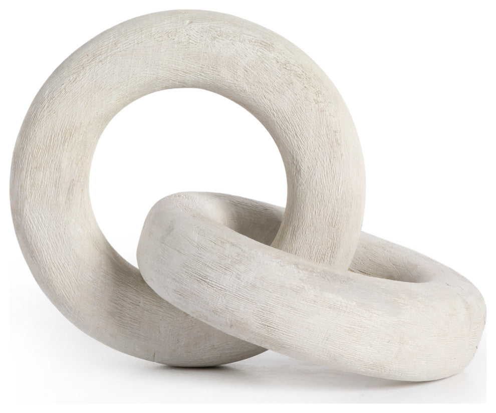 Reclaimed Wood Knot-Ivory