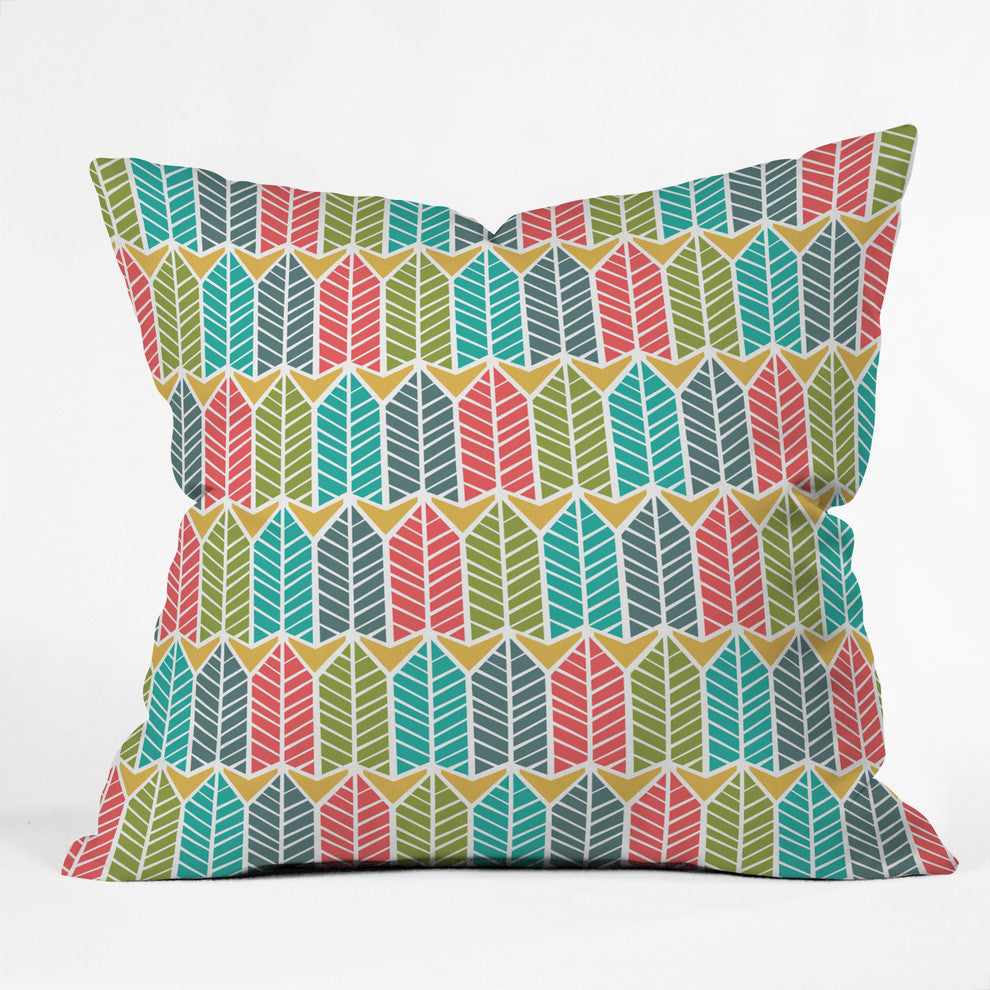 Heather Dutton Arboretum Leafy Multi Outdoor Throw Pillow