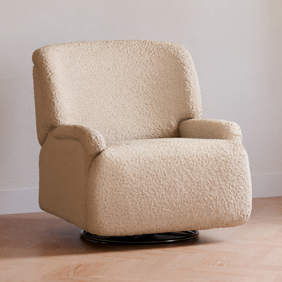 Winslow Extra Wide Recliner and Swivel Glider, Chai Shearling