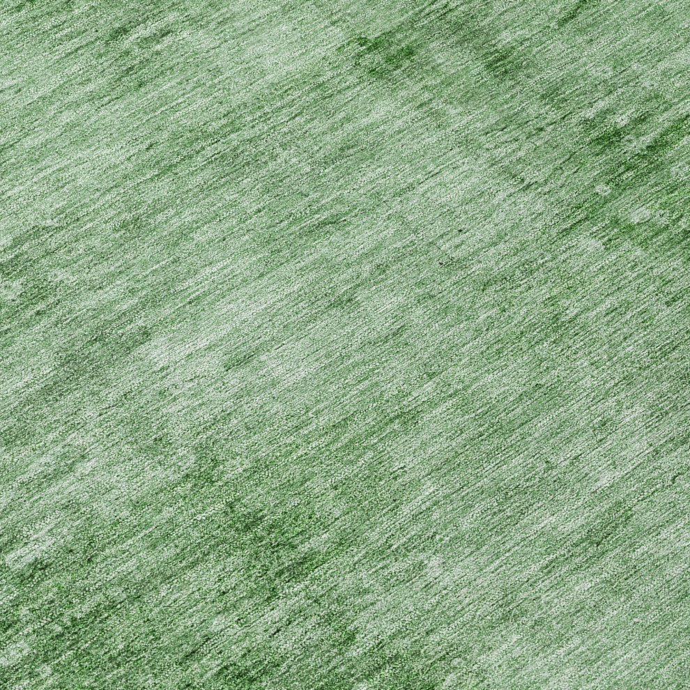 Machine Washable Indoor/Outdoor Chantille ACN1884 Green 3' x 5' Rug