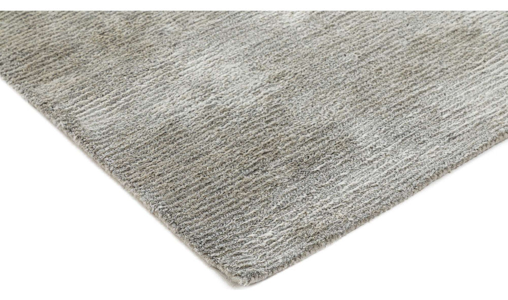 Hue Solid Area Rug, Gray, 8'x10'