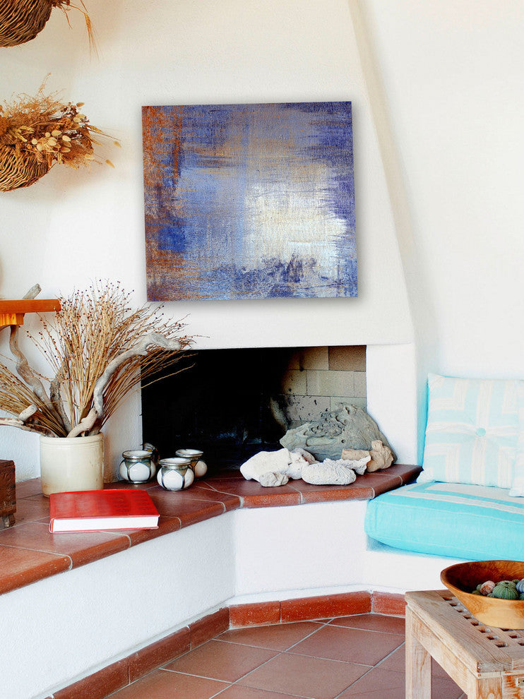 "Analog XIII" Painting Print on Canvas by Aryai