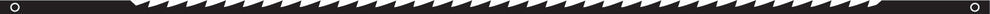 Pinned Regular Tooth Scroll Saw Blades, 10T, Set of 6