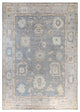 Oushak One-of-a-Kind Hand-Knotted Area Rug Light Gray, 10'0" x 14'0"