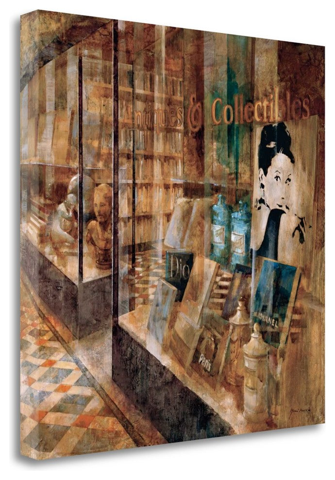 "Collectibles" By Noemi Martin,Ready to Hang Giclee Print on Gallery Wrap Canvas