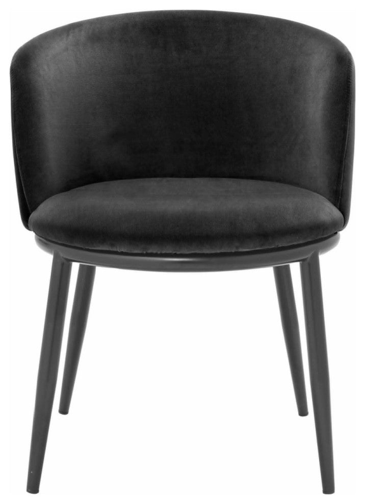 Black Dining Chair Set of 2, Eichholtz Filmore