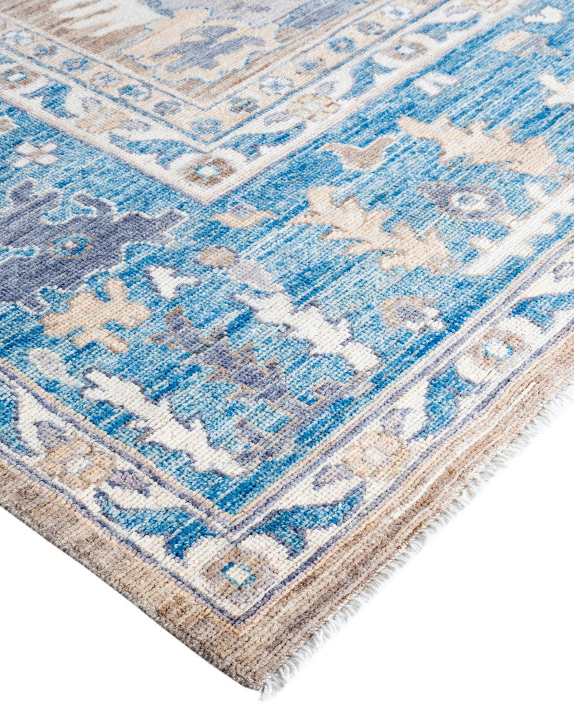 Oushak One-of-a-Kind Hand-Knotted Area Rug Brown, 8'9" x 12'2"