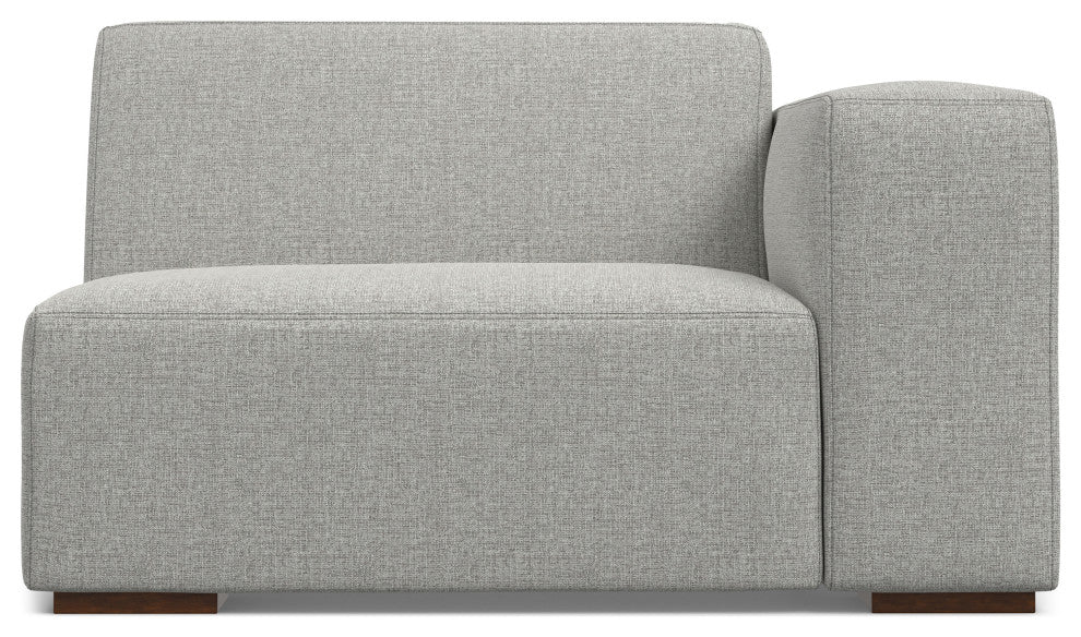 Rex Right-Arm Sofa Module in Tightly Woven Performance Fabric