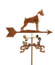 Boxer Weathervane With 4 Sided Mount