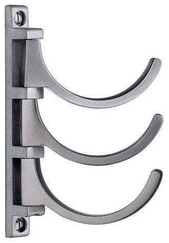 Decorative Hooks For The Home, Brushed Chrome