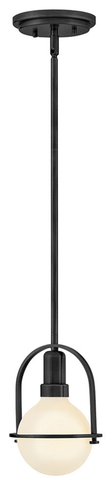 Hinkley Somerset Extra Small Convertible Semi-Flush Mount, Black