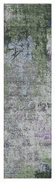 Machine Washable Indoor/Outdoor Chantille ACN1911 Fern 2'3" x 7'6" Runner Rug