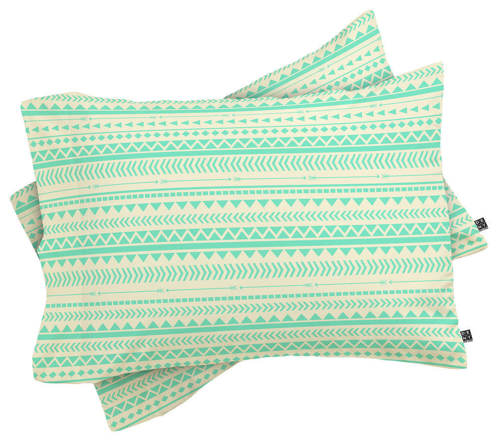 Deny Designs Allyson Johnson Mint Tribal Pillowcase