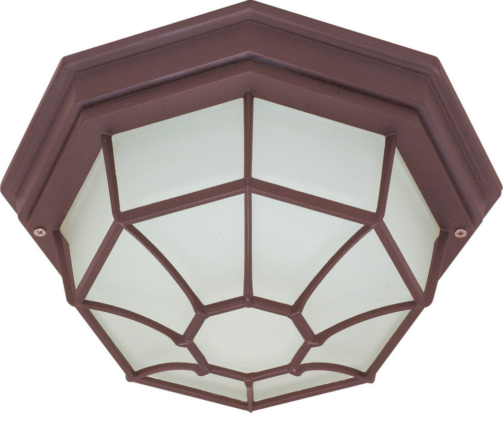 1-Light 12" Spider Cage Ceiling in Old Bronze