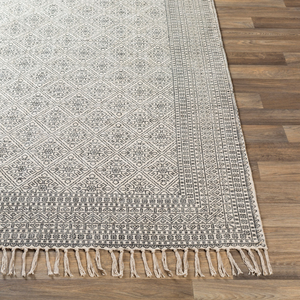 Surya July JUY-2300 Traditional Area Rug, 9' x 12' Rectangle