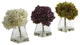 Hydrangea With Vase, Set of 3