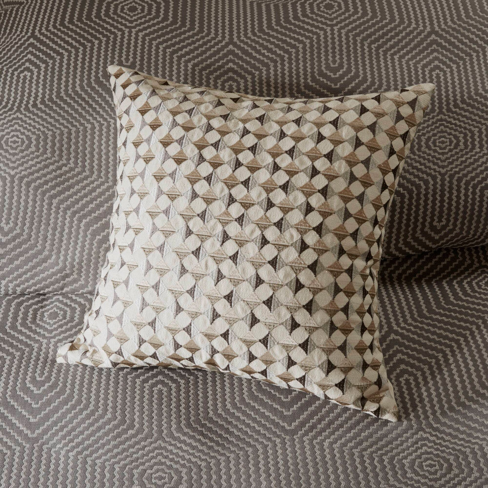 Madison Park Signature Shades of Grey Comforter Set, Grey King