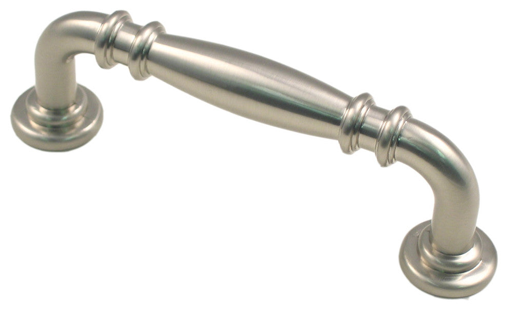 4" On Center Pull, Satin Nickel