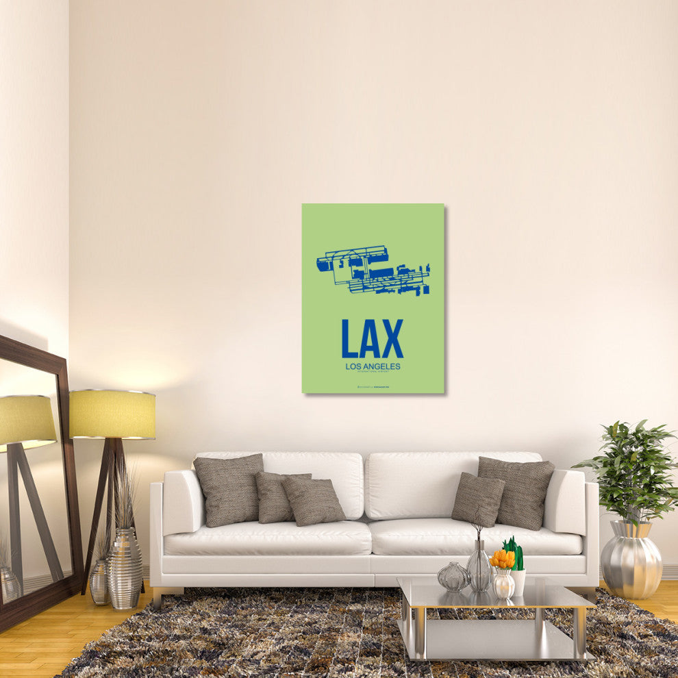 "LAX Los Angeles Poster 1" Fine Art Print