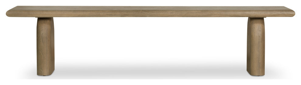 Sorrento 81" Dining Bench-Aged Drift