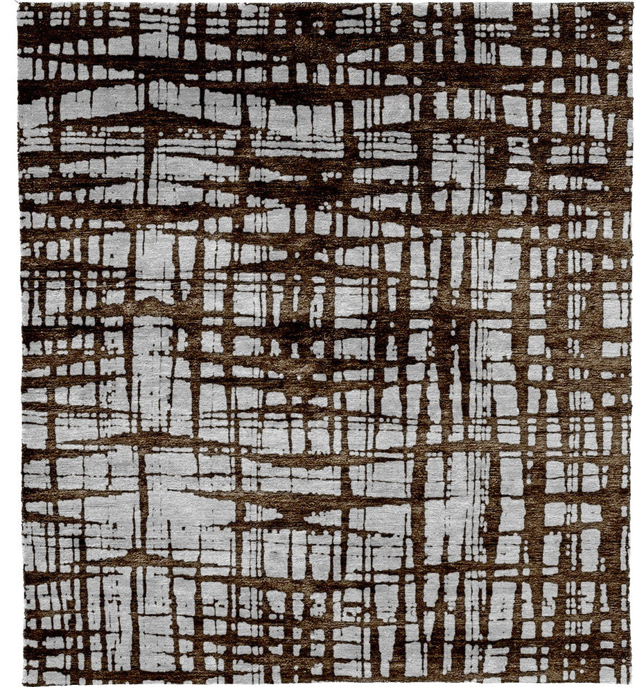 Static A Hand Knotted Tibetan Rug, 5'x8'
