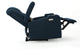 GDF Studio Everette Navy Blue Power Recliner With Arm Storage and USB Cord