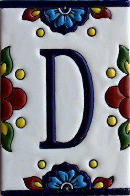 Mission Tile Letter D