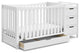 Graco Remi All-in-One Convertible Crib With Drawer and Changer, White