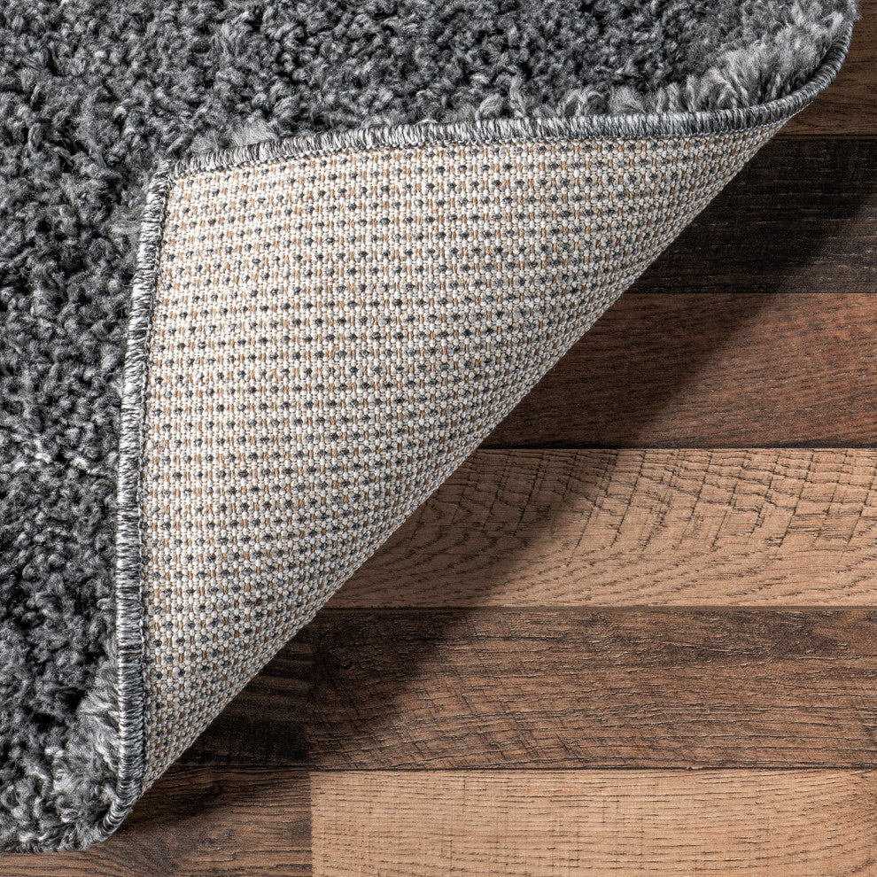 Nuloom Alexa My Soft and Plush Shag Rug, Grey 8'x10'