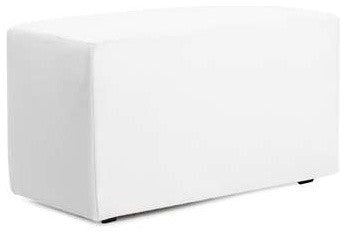 Universal Bench With Slipcover, Avanti White