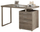 Computer Desk - 48"L / Dark Taupe Left Or Right Facing