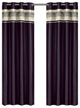 Milan Blackout Multilayer Energy-Saving Curtain, Plum, 54"x63" Single