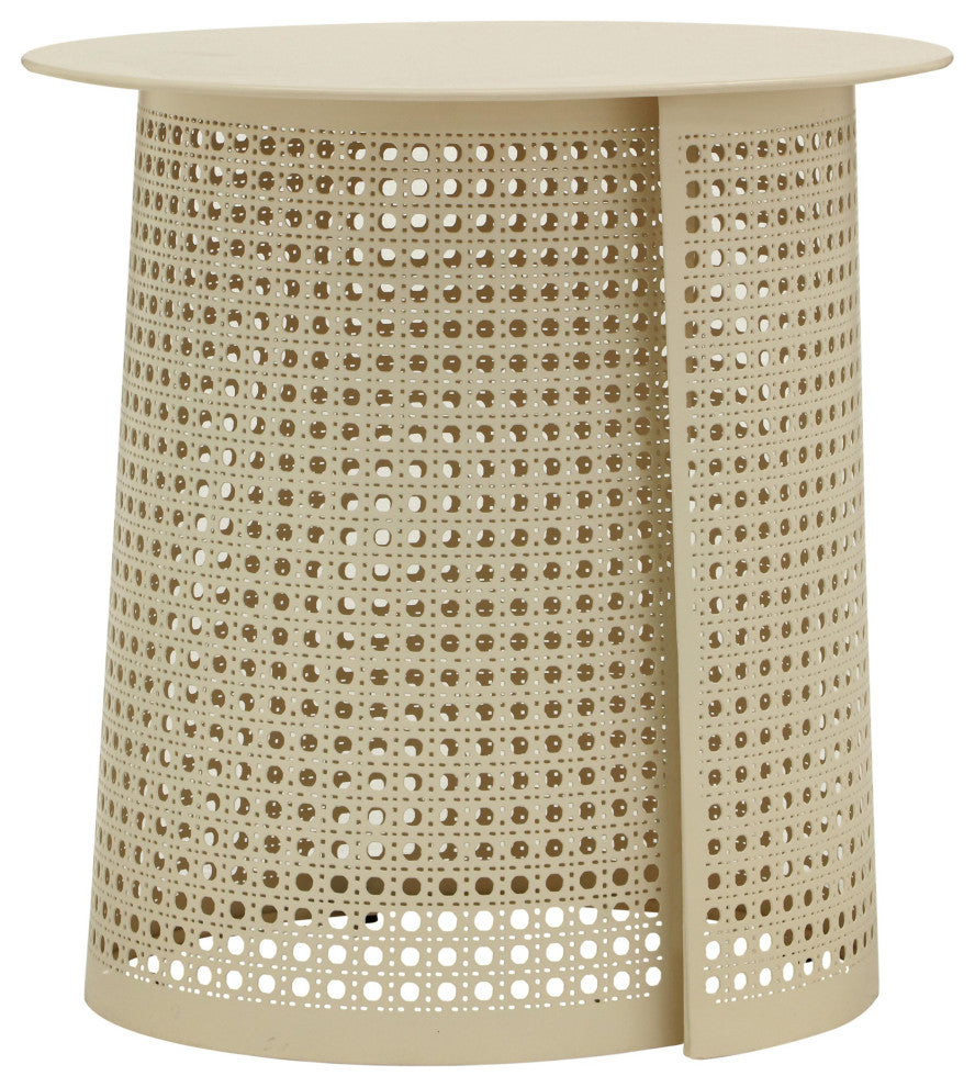 Pesky Eggnog Cream Side Table