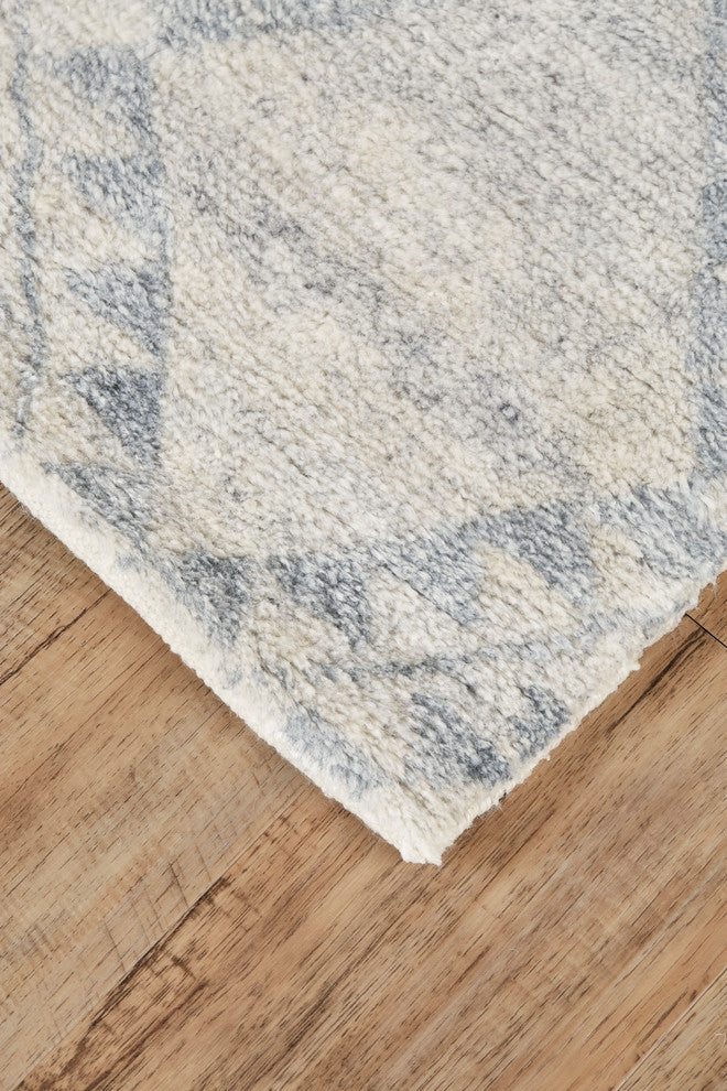 Weave & Wander Bahar Rug, Ice, 7'9"x9'9"