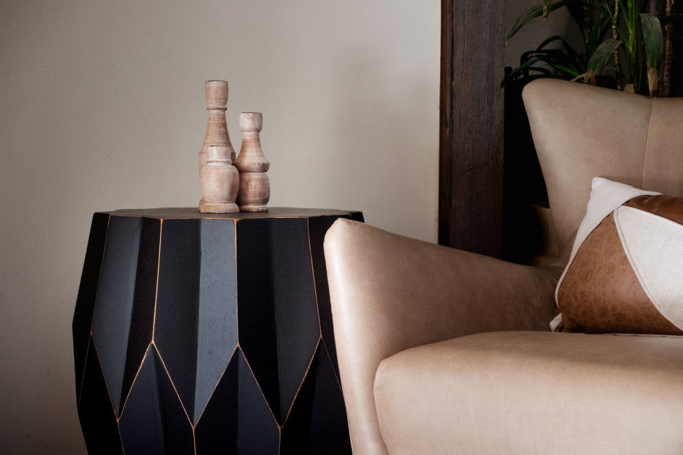 Chantel End Table Brown, Black