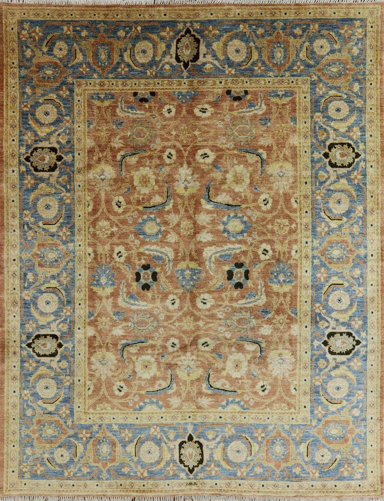 8'x10' Signed Fine Serapi Oriental Area Rug, W1909