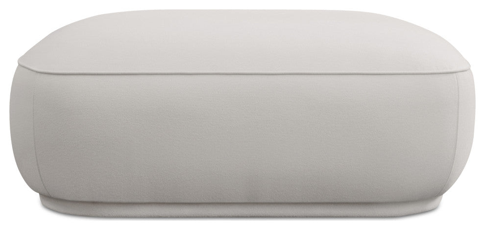 Marion Square Ottoman White