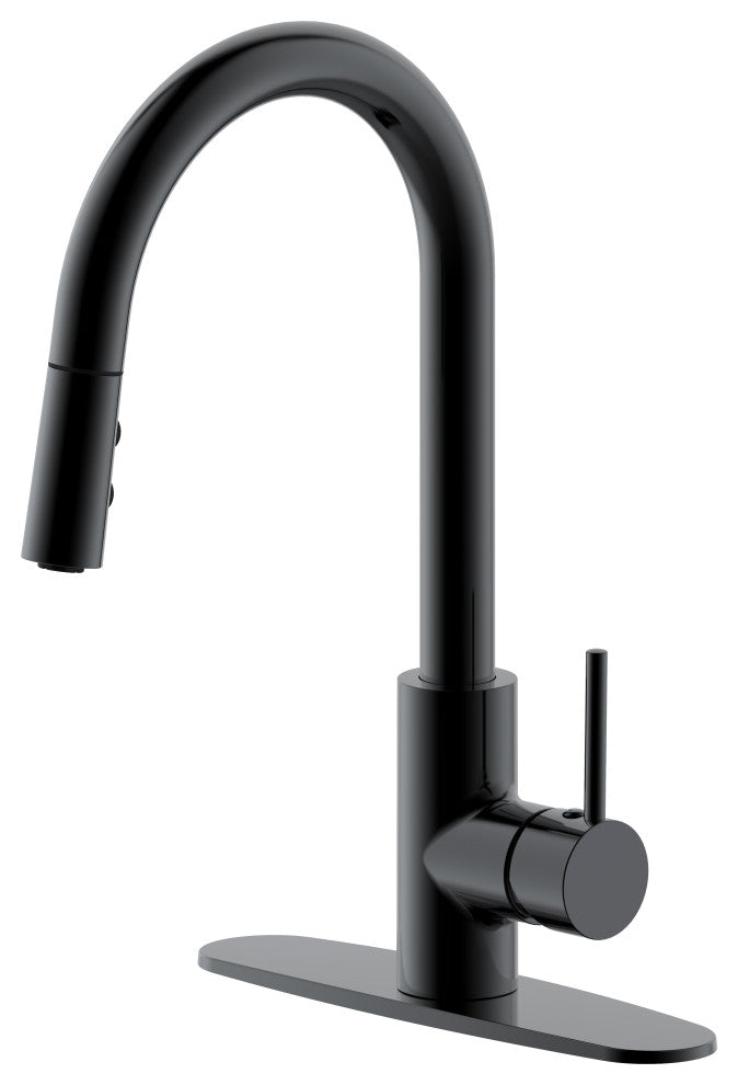 Kitchen Faucet Pull Down Dual Spray Hand Shower, Oil Rubbed Bronze
