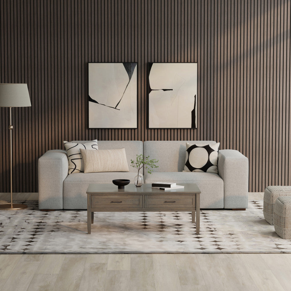 Rex 2 Seater Sofa in Tightly Woven Performance Fabric
