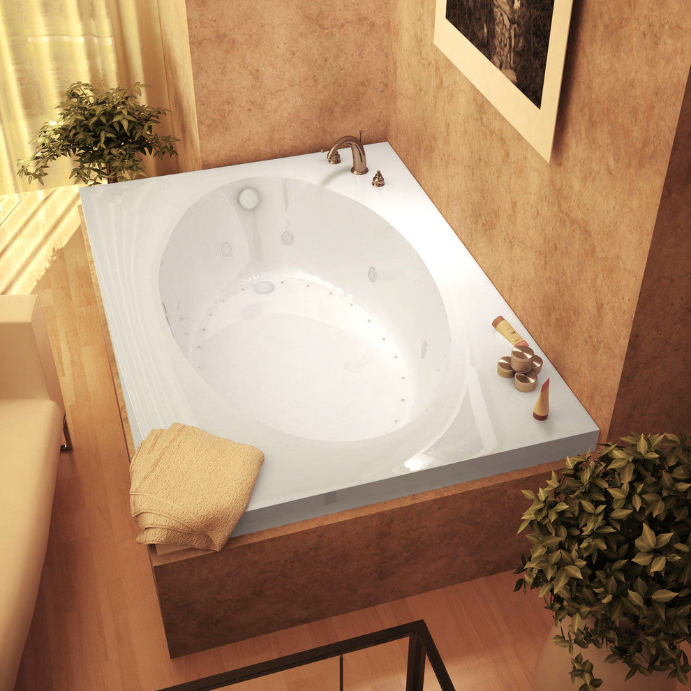Atlantis Whirlpools Vogue 42 x 60 Rectangular Air & Whirlpool Jetted Bathtub
