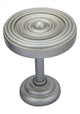 Stafford Drapery Medallion Holdback, Pewter