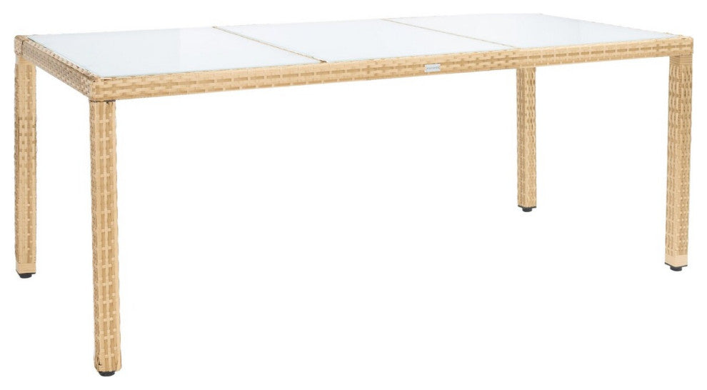 Safavieh Hailee Dining Set, Natural / White